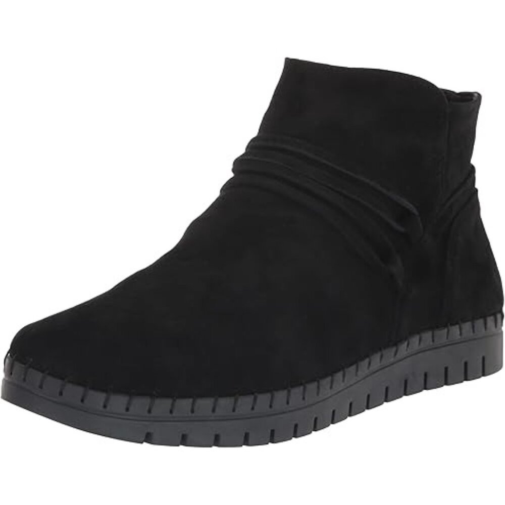 Bella Vita Women's Falynn Booties Crisscross Front Strap Zip-Up Black Size 11